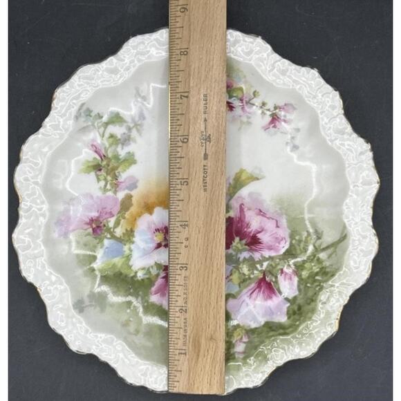 Vintage Limoges France A. Lanternier Lunch Plate, 8.75″ x 1″ - Picture 9 of 10